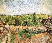 Camille Pissarro Farmer s yard painting